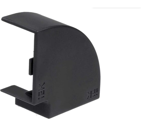 Поворот IEK ELECOR 90град КМП 16х16 черный (4шт/компл) EL-KK10D-P-016-016-K02