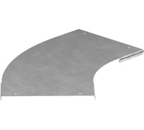 Крышка поворота лестничного IEK LESTA 45град основание 300мм R300 HDZ CPG04D-4-45-300-10-HDZ