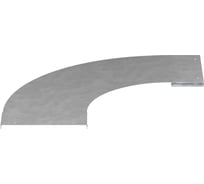 Крышка поворота лестничного IEK LESTA 90град основание 500мм R300 HDZ CPG04D-4-90-500-10-HDZ
