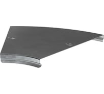 Крышка поворота плавного IEK 45 градусов (тип Г01) ESCA 200мм HDZ CPG01D-0-45-200-08-HDZ