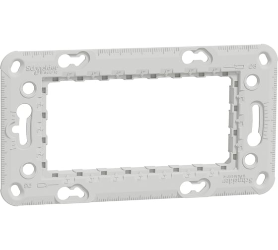 Суппорт Systeme Electric 4 модуля Unica Modular Zamak SE NU7104 1