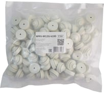 Фитинг пластиковый, втулка вводная WEYER WRG-M12G-k100 полипропилен, цвет серый, M12, кабель диаметр 4-7 мм, IP67, -40C-+110C, комплект-100 шт. WE4201501-100