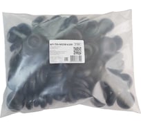 Втулка вводная WEYER WY-TSS-M25B-k100 - фитинг пластиковый, эластомер, цвет черный, M25, кабель диаметр 8-17 мм, IP67, -40C-+110C, комплект-100 шт. WE4300701-100