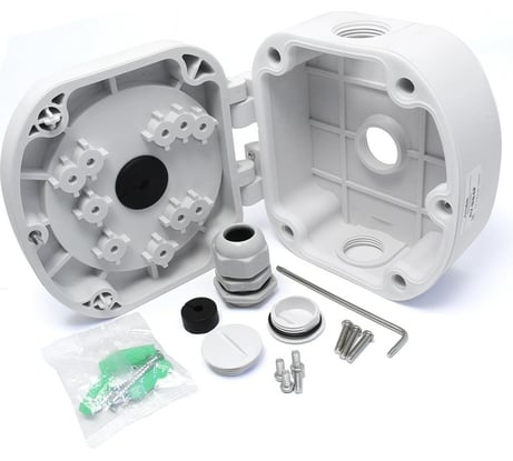 Распределительная коробка для видеокамер Amatek AV-BB4F пластик. 7000598