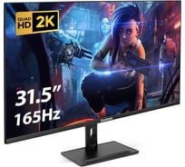 Монитор ExeGate игровой с аудио 31.5 WQHD 165 Гц Combat EG3207TA IPS LED Grade A+, 2K, 2560x1440 165Гц WQHD , 16:9, 300cd/m2, 1000:1, 178/178, 1ms, 2xHDMI 299471