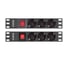 Блок розеток ExeGate 10" ServerPro PDU-10H305 с выключателем с подсветкой Al-3S-C14-SW 10, 1U, алюминий, 3 Schuko, C14, 254х45х45 мм 298593 3