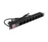 Блок розеток с сетевым фильтром и выключателем с подсветкой ExeGate Surge Protect ServerPro PDU-19H805 Al-8S-EU3CU-SW-SPD1 19, 1U, алюминий, 8 Schuko, кабель 299603 1