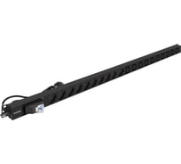 Вертикальный блок розеток с автоматом защиты ExeGate ServerPro PDU-V213 Al-10C1310S-EU2-1P 19, 1U, алюминий, 10 IEC 320 C13, 10 Schuko, кабель с евровилкой 300291