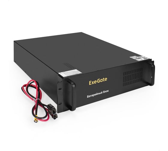 Батарейный блок ExeGate PowerExpert BX-3U.240V.20S9Ah для ULS-575-6kVA/ULS-575-10kVA батареи 12V 9Ah - 20шт, Rackmount 3U, металлический корпус, Black 299042
