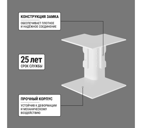 Внутренний угол TDM ELECTRIC КМВ 60х40 (4 шт./комплект) SQ0411-0076