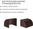 Заглушка кабельной трассы TDM ELECTRIC КМЗ 100x60 бук (2 шт./комплект) SQ0411-0337 5
