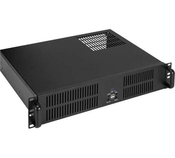 Серверный корпус ExeGate Pro 2U350-33 RM 19", высота 2U, глубина 350, без БП, 2 USB+1 USB3.0 297591