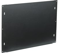 Стенка задняя для шкафа ITK WE 6U шириной 600мм черная LWE5-06U-600-MW