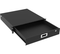 Ящик выдвижной ITK 19 2U 460мм черный РФ ZP-SSB05-2U-45-R