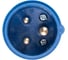 Вилка переносная Jazzway однофазная трёхпроводная PPC 013 2P+PE 16A 220V IP44 5072251 13