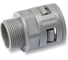 Муфта для гофрированных труб WEYER WQG-M20G/AD18.5 - коннектор прямой, нар. M20х1.5 WE0200800 1