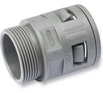 Муфта для гофрированных труб WEYER WQG1-P16G/AD21.2 - коннектор прямой, нар. PG16 WE0106800