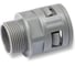 Муфта для гофрированных труб WEYER WQG1-M20G/AD21.2 - коннектор прямой, нар. M20х1.5 WE0100900 1