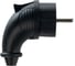 Вилка FL-PLUG-A-EU-IP44-BK 2P+PE 16A 250В IP44 угловая, переносная, чёрная Filum 00-01186590 2
