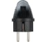 Вилка FL-PLUG-A-EU-IP44-BK 2P+PE 16A 250В IP44 угловая, переносная, чёрная Filum 00-01186590 8
