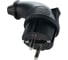 Вилка FL-PLUG-A-EU-IP44-BK 2P+PE 16A 250В IP44 угловая, переносная, чёрная Filum 00-01186590 10