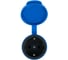 Розетка Filum FL-CS-EU-IP44-BL 2P+PE 16A 250В IP44 переносная, с защитной крышкой синего цвета, 00-01186587 7