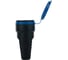 Розетка Filum FL-CS-EU-IP44-BL 2P+PE 16A 250В IP44 переносная, с защитной крышкой синего цвета, 00-01186587 8