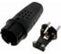 Вилка FL-PLUG-EU-IP44-BK 2P+PE 16A 250В IP44 переносная, чёрная Filum 00-01186586 2