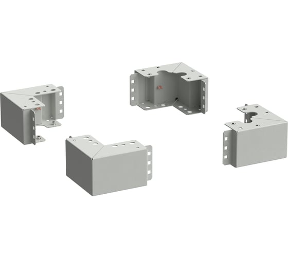 Уголок цоколя ITK LINEA S h=100 мм, серый (4шт/компл) LS-BC35-B0-01 1