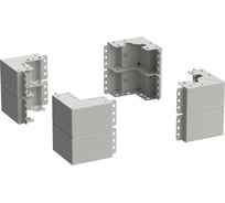 Уголок цоколя ITK LINEA S h=200 мм, серый (8шт/компл) LS-BC35-B0-02