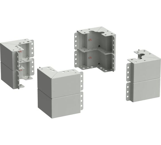 Уголок цоколя ITK LINEA S h=200 мм, серый (8шт/компл) LS-BC35-B0-02