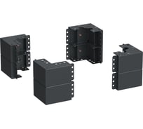 Уголок цоколя ITK LINEA S h=200 мм, черный (8шт/компл) LS-BC05-B0-02