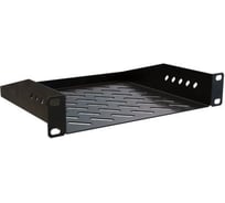 Полка консольная ITK 1U 200мм шкаф LINEA WS черная RS105-200P-LWS