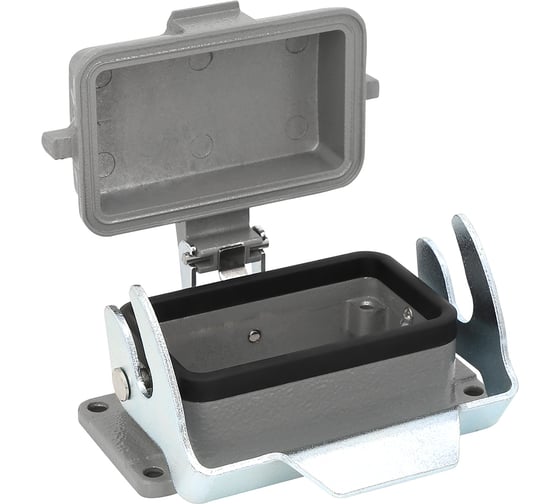 Корпус приборный проходной КЭАЗ с крышкой OptiLink HDC-H10B-BK-1L-MCV 353685
