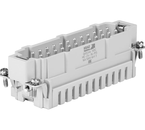 Вилка КЭАЗ OptiLink HDC-HE-24-16-MS-(0,14-2,5)-500V 352266