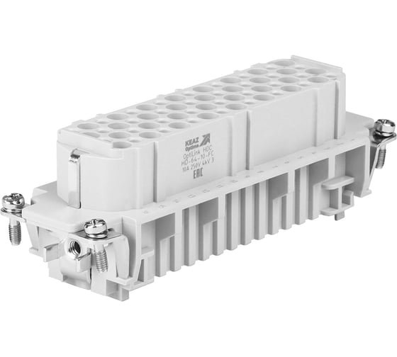 Розетка КЭАЗ OptiLink HDC-HD-64-10-FC-(0,14-2,5)-250V 352229