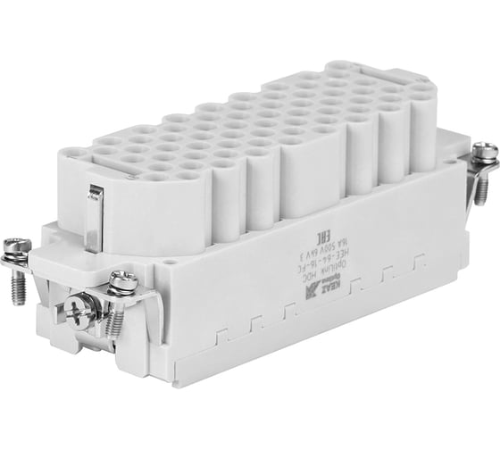 Розетка КЭАЗ OptiLink HDC-HEE-64-16-FC-(0,14-4,0)-500V 352245