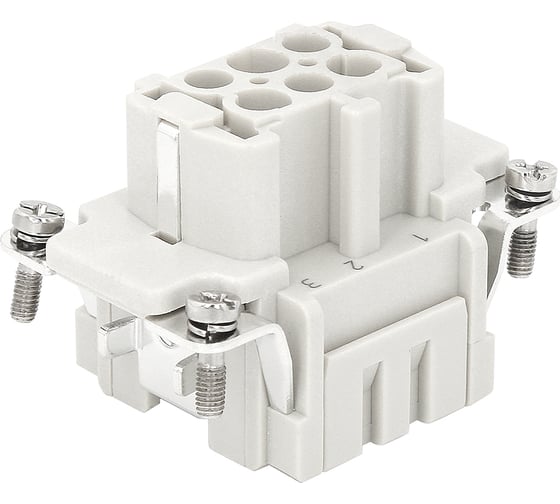 Розетка КЭАЗ OptiLink HDC-HE-6-16-FS-(0,14-2,5)-500V 352249
