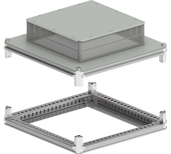 Крыша и основание (под фланец) IEK FORMAT 600х600мм IP31 FO-00-KOF-060-060-31