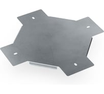 Крышка ответвителя Х-образного Промрукав Профи INOX (AISI 316) 150 (1,0 мм) PR16.16987