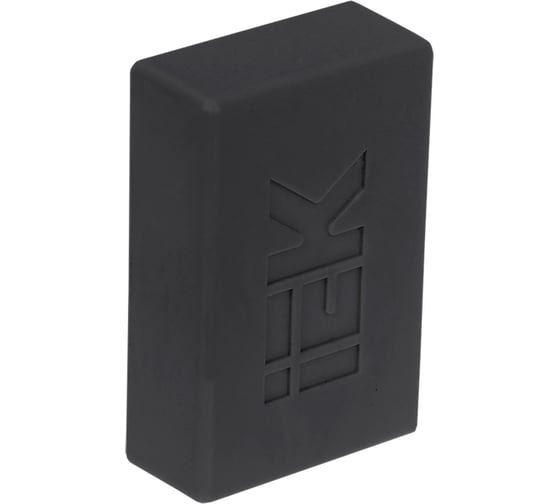 Заглушка IEK ELECOR КМЗ 100х60 черный (2шт/компл) EL-KK10D-Z-100-060-K02