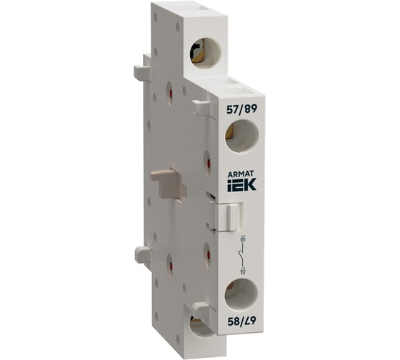 Контакт дополнительный IEK ARMAT для SDM раннее замыкание 1NO 10А AR-SDM-AUX-ACE-10-010