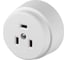 Розетка для электроплиты РШ 32А 250В 2Р+РЕ ОУ белая TDM ELECTRIC SQ1812-0005 1
