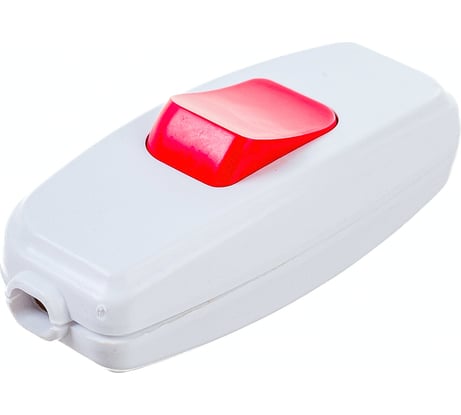 Переключатель-бра MONO ELECTRIC с красной кнопкой, в упаковке 170-010001-800