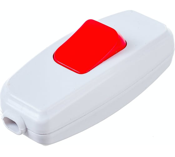 Переключатель-бра MONO ELECTRIC с красной кнопкой, в упаковке 170-010001-800