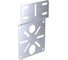 Монтажная пластина для ЭМК Промрукав Стандарт INOX (AISI 316) 175х110 (1,0 мм) PR16.3812 1