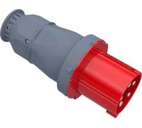 Кабельная вилка с выступом для фиксации Bemis CEE Norm 3P+E+N 32A 380V STRAIGHT PLUG BC1-3505-2011