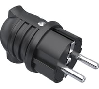 Кабельная вилка Bemis каучуковая, угловая, IP 44, 220V, 16A ANGLED PLUG RUBBER BK1-1402-2022