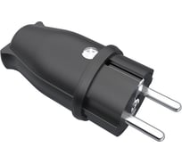Кабельная вилка Bemis материал каучук, прямая, IP44, 220V, 16A, STRAIGHT PLUG RUBBER BK1-1402-2011