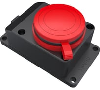 Розетка на поверхность Bemis материал каучук, IP44, 3P+E, 32A, 380V BK6-3504-2511